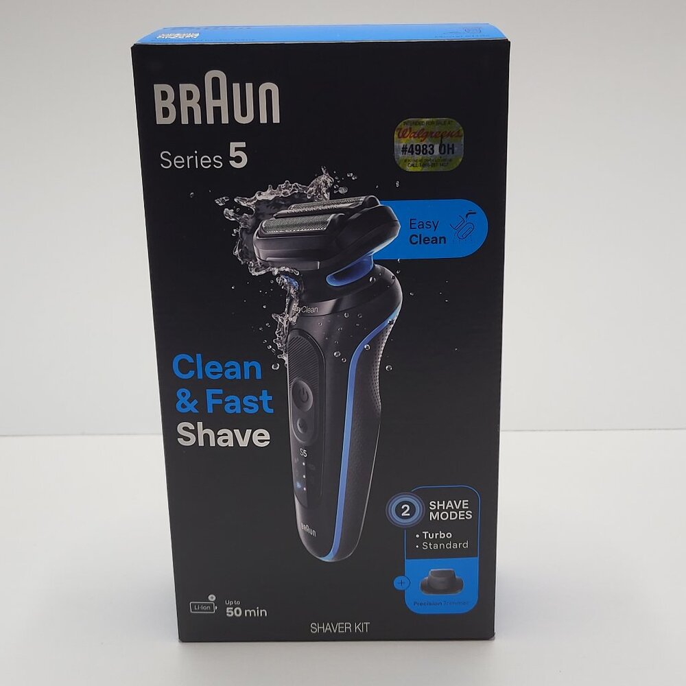Braun Series 5 Shaver Model 5118s Rechargeable Battery New Adult Mens Razor